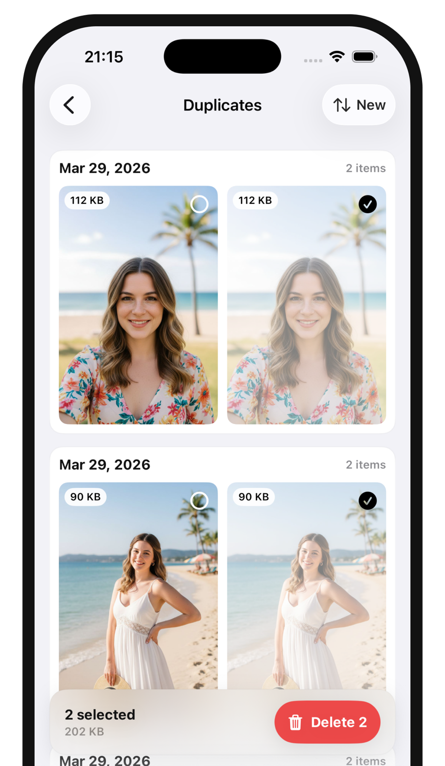 Swipesift duplicate photo finder